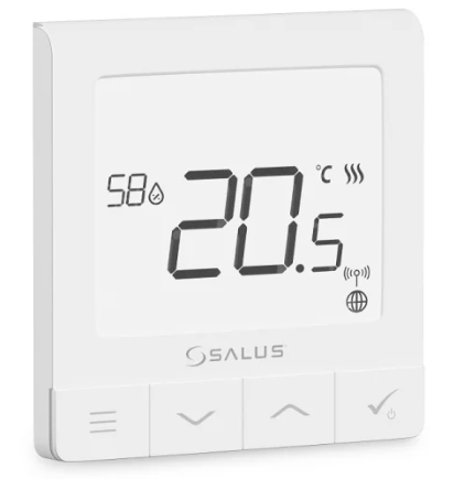 Ultratenký termostat so snímačom vlhkosti SQ610RF